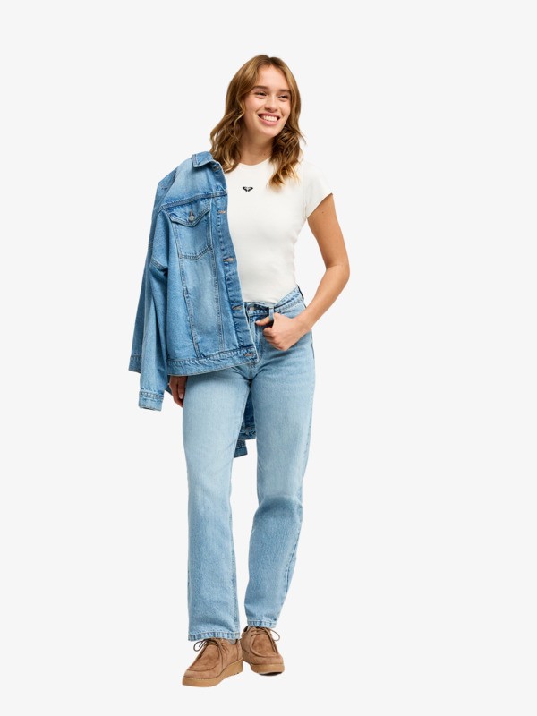 5 Tropic Dream - Loose Fit Jeans for Women Blue ERJDP03346 Roxy