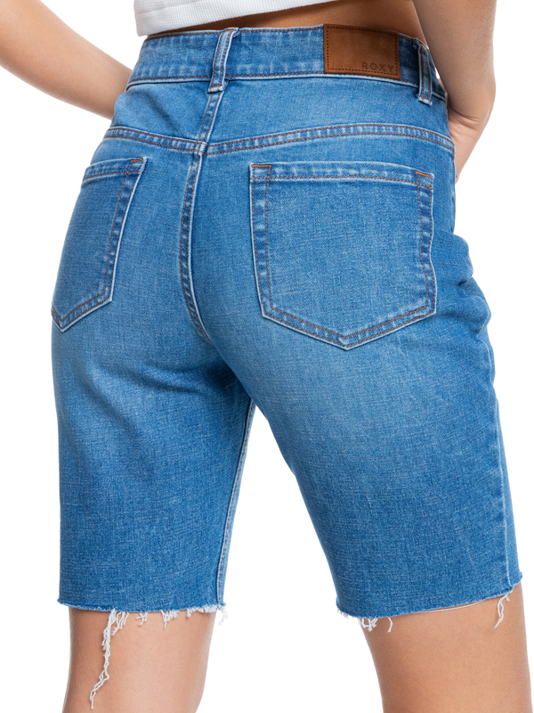 9 Midnight Circle - Bermuda in denim da Donna  ERJDS03256 Roxy