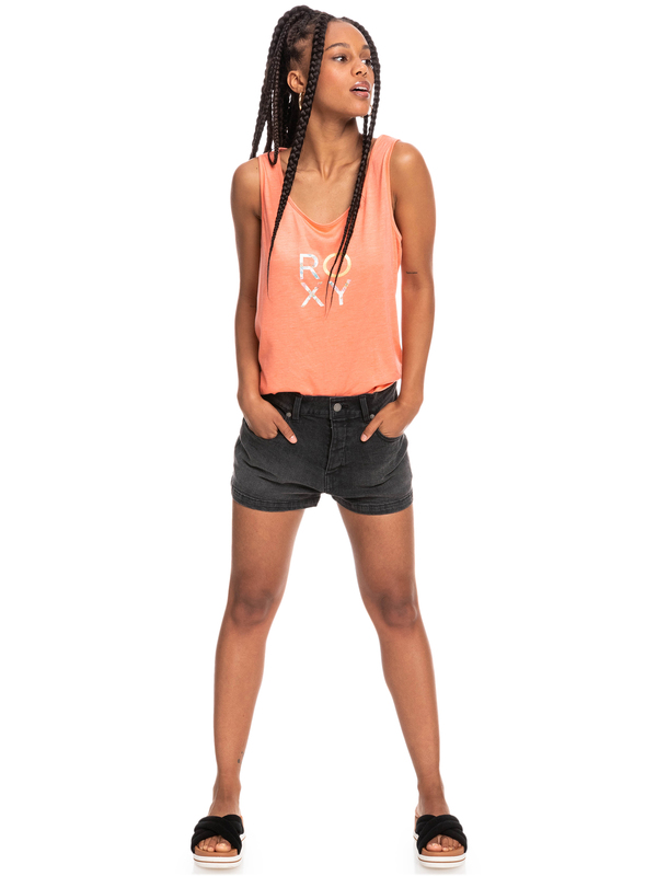 3 Call Me Back Black - Denim Short voor Dames  ERJDS03273 Roxy