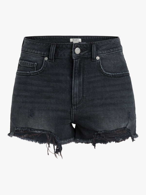 6 New Swell Denim - Short léger pour Femme Noir ERJDS03331 Roxy