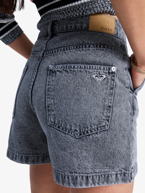4 Island Hopper High Lava - Denim Shorts for Women Black ERJDS03347 Roxy