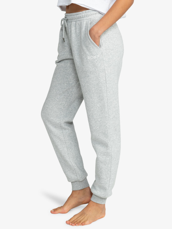 1 From Home - Joggers para Mulher Cinza ERJFB03396 Roxy