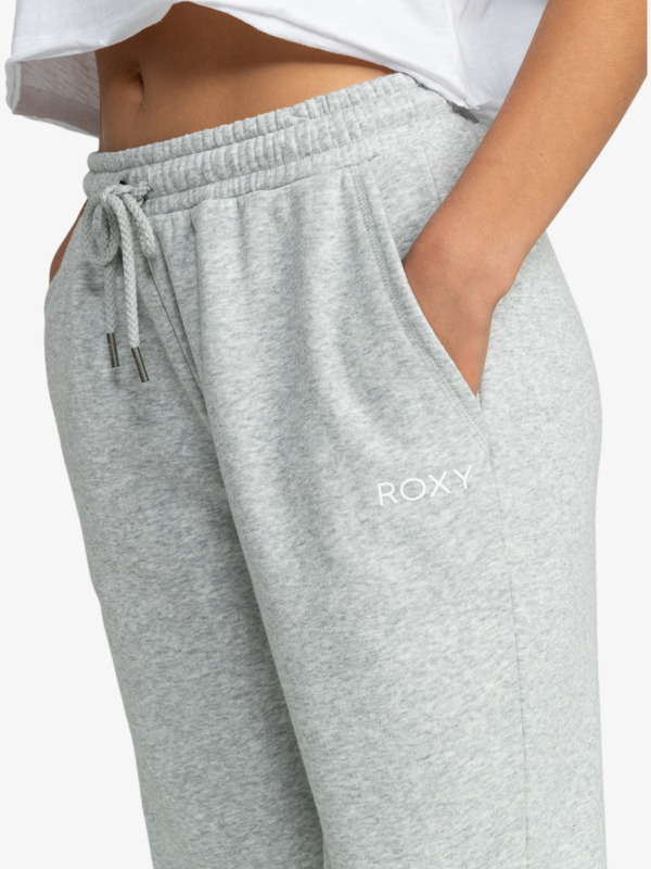 2 From Home - Joggers para Mulher Cinza ERJFB03396 Roxy