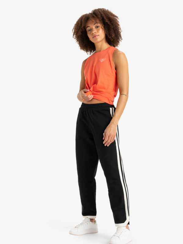 0 Essential Energy - Pantalon à taille élastique pour Femme Noir ERJFB03440 Roxy