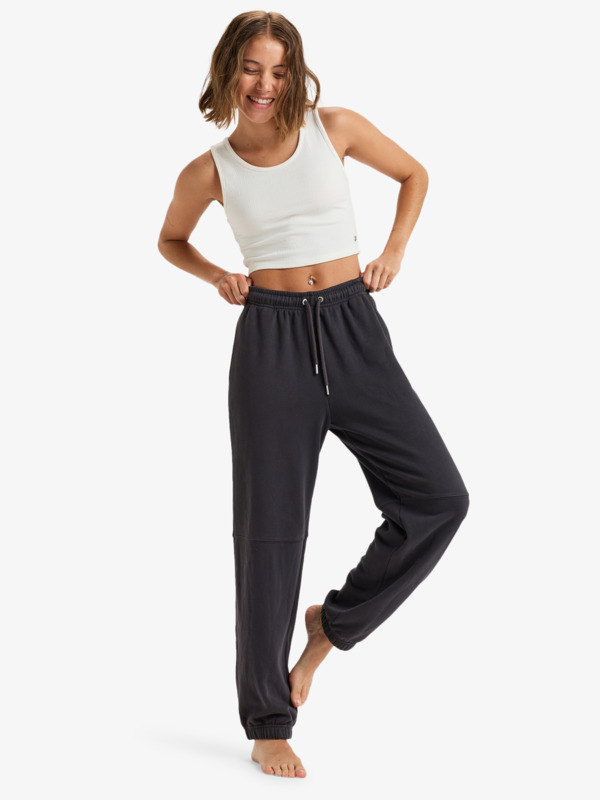 9 Oasis Haze  - Elastic Waist Pants for Women  ERJFB03443 Roxy