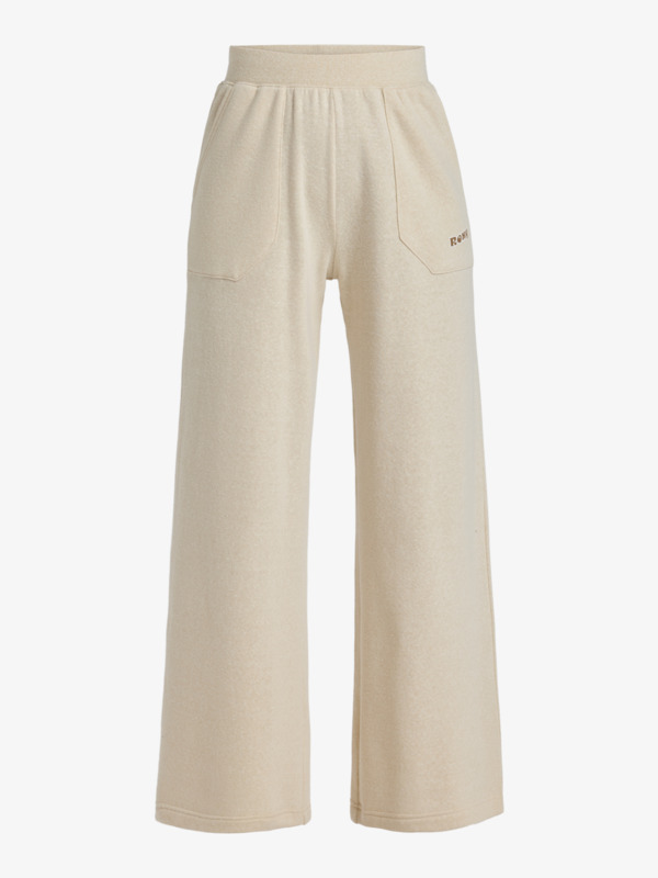 5 What A Dream Heather - Pantalón de chándal con cintura elástica para Mujer Beige ERJFB03476 Roxy