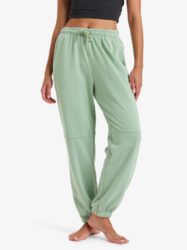 0 Oasis Haze Ii - Elastic Waist Pants for Women Green ERJFB03477 Roxy