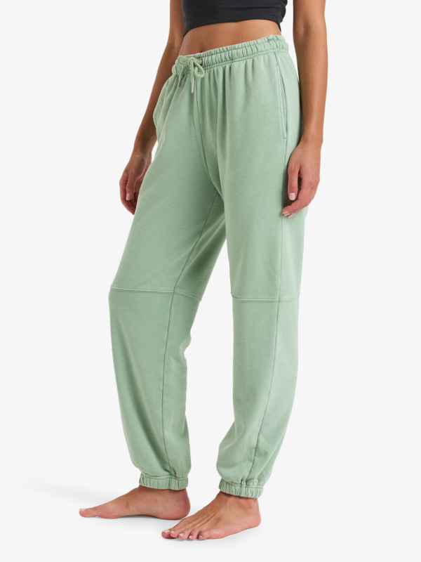 1 Oasis Haze Ii - Pantalon à taille élastique pour Femme Vert ERJFB03477 Roxy