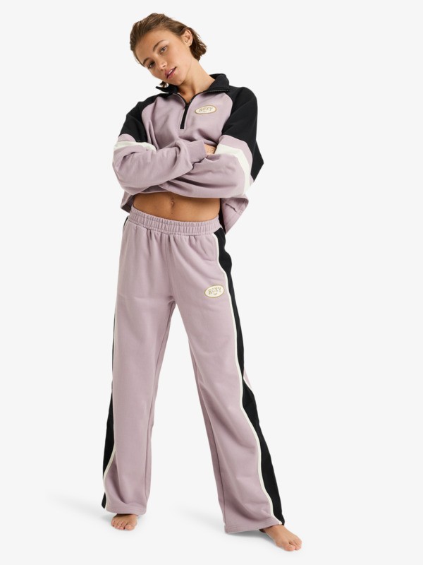 0 Essential Energy Straight - Sport Joggers for Women Purple ERJFB03487 Roxy