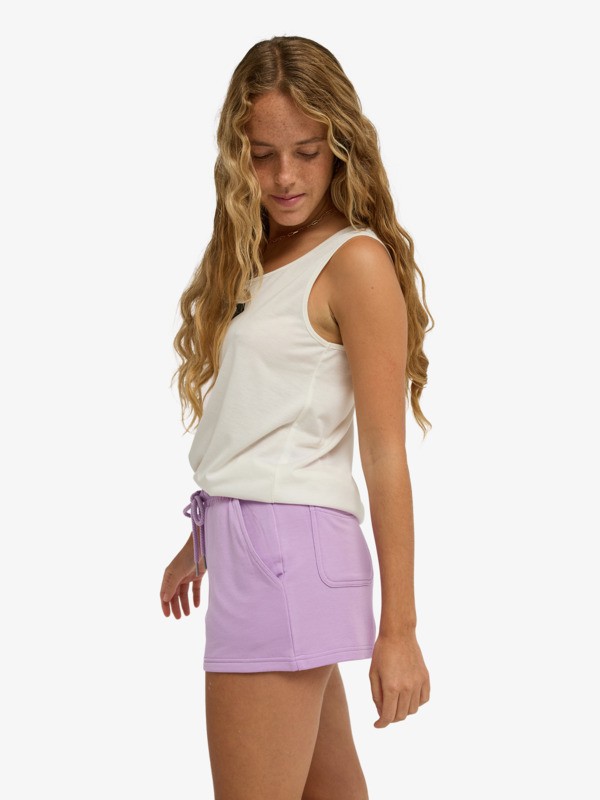 1 Surfing By Moonlight - Short en molleton pour Femme Violet ERJFB03498 Roxy