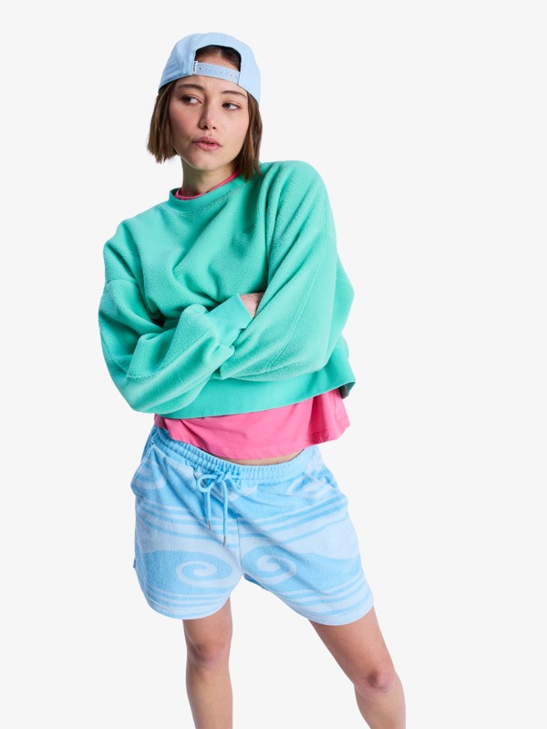 0 Make It Sunny - Sweat Shorts for Women Blue ERJFB03500 Roxy