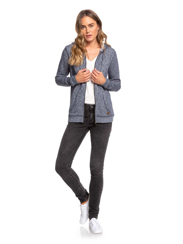 3 Trippin - Felpa con cappuccio e zip da Donna Blue ERJFT03596 Roxy