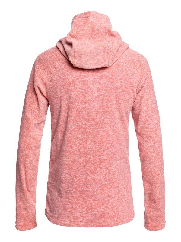 6 Electric Feeling - Fleece mit Kapuze und Reißverschluss für Frauen Rosa ERJFT04057 Roxy