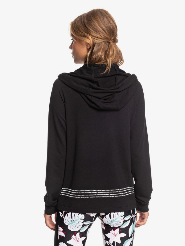6 Rainbow Warrior - Cropped Zip-Up Hoodie  ERJFT04144 Roxy