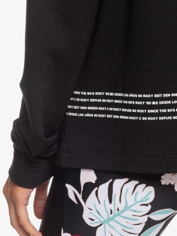 3 Rainbow Warrior - Cropped Zip-Up Hoodie  ERJFT04144 Roxy