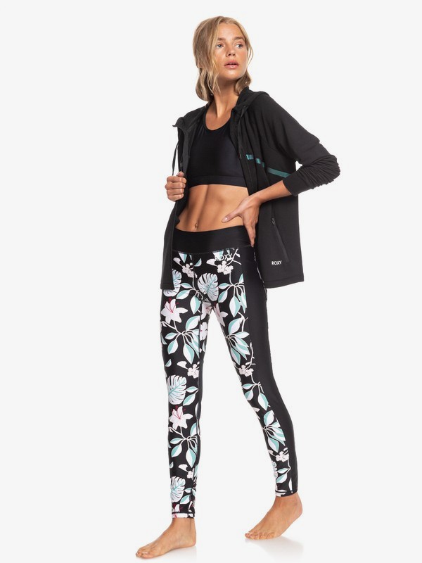 5 Rainbow Warrior - Cropped Zip-Up Hoodie  ERJFT04144 Roxy