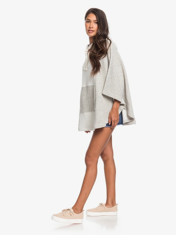 Summer Surf Oversized Poncho Hoodie for Women Roxy