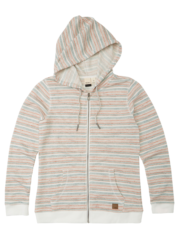 0 Trippin - Sweat à capuche zippé pour Femme Bleu ERJFT04182 Roxy