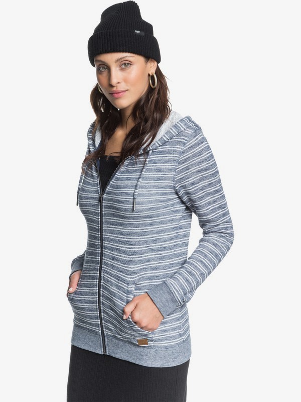 1 Trippin Stripes - Zip-Up Hoodie for Women  ERJFT04223 Roxy