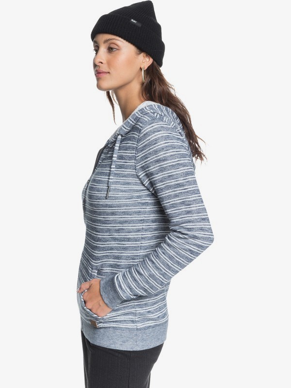 2 Trippin Stripes - Zip-Up Hoodie for Women  ERJFT04223 Roxy
