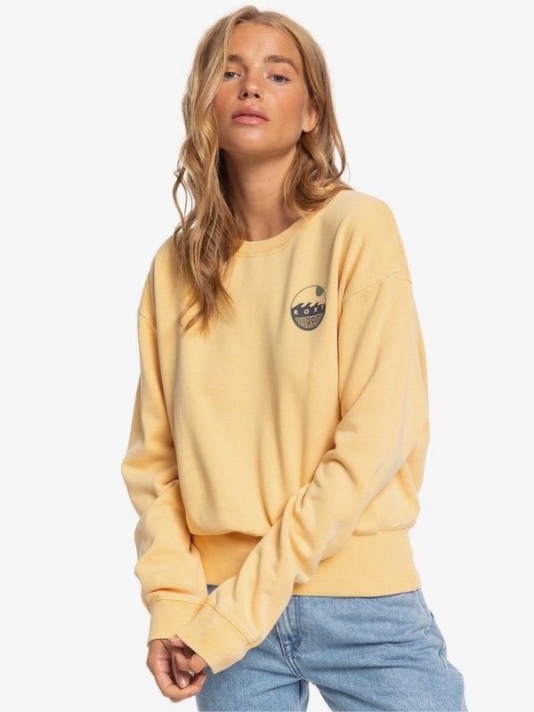 1 Radio Silence B - Cropped Sweatshirt for Women  ERJFT04243 Roxy