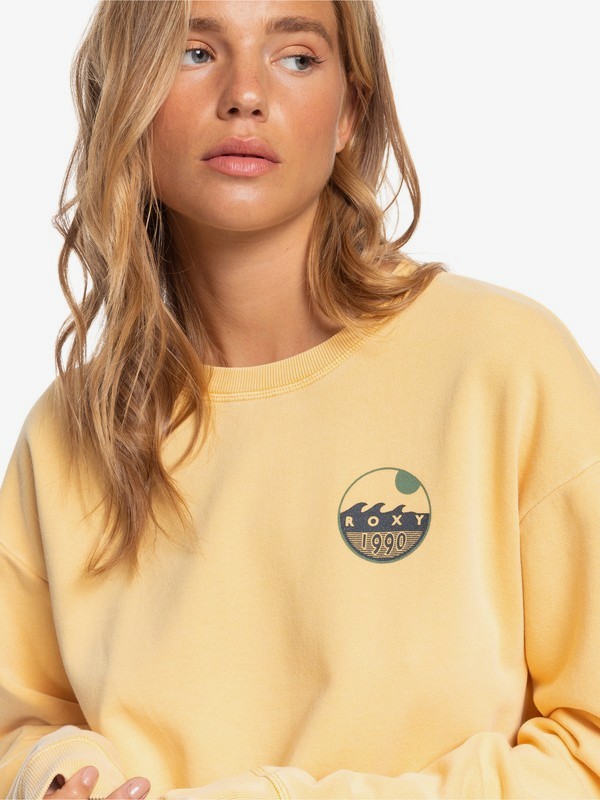 3 Radio Silence B - Cropped Sweatshirt for Women  ERJFT04243 Roxy