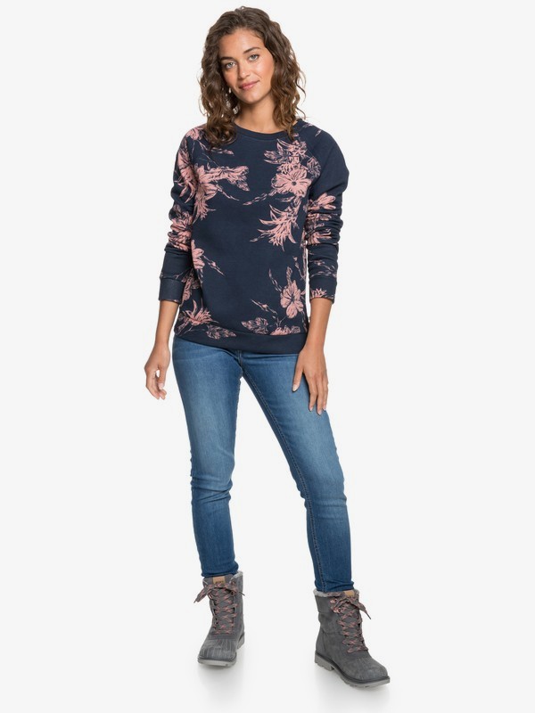 2 Enchanted Isle - Sweatshirt for Women Blue ERJFT04277 Roxy