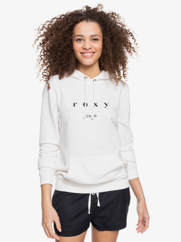 0 Day Breaks - Organic Hoodie für Frauen Weiss ERJFT04378 Roxy