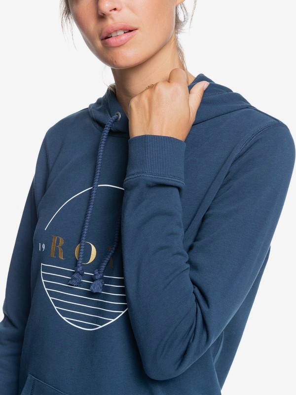 2 Day Breaks - Organic Hoodie for Women Blue ERJFT04379 Roxy
