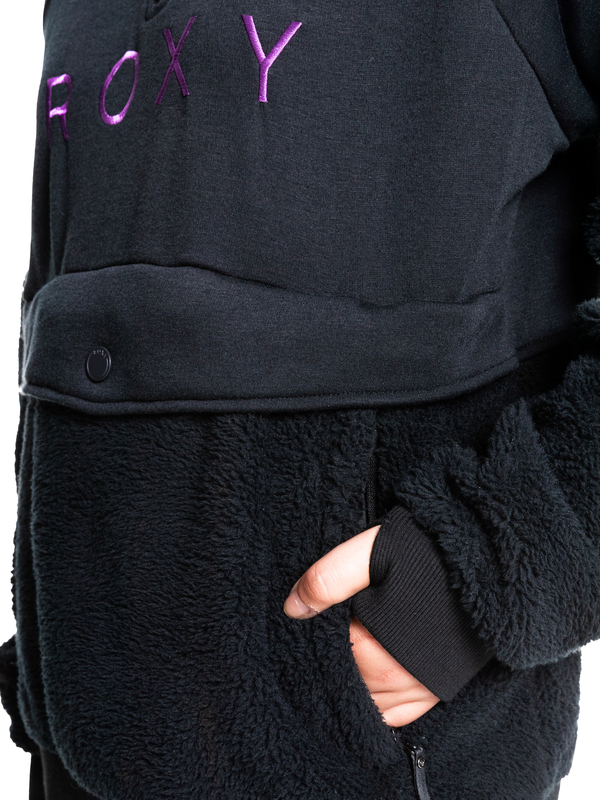 4 Porter - Fleece for Women Black ERJFT04418 Roxy