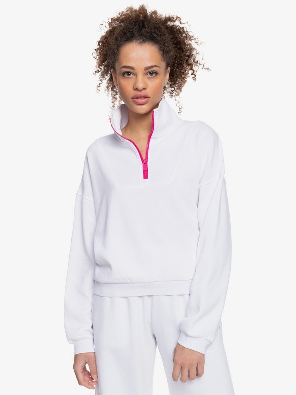 0 Kelia Fly Girl - Sweat demi-zip pour Femme  ERJFT04493 Roxy