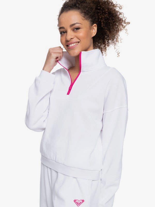 1 Kelia Fly Girl - Sweat demi-zip pour Femme  ERJFT04493 Roxy