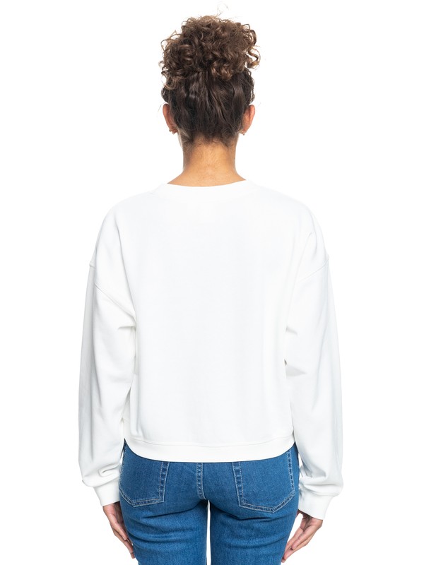 4 Break Away - Sweatshirt for Women White ERJFT04507 Roxy