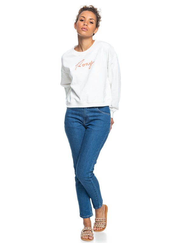 3 Break Away - Sweatshirt for Women White ERJFT04507 Roxy