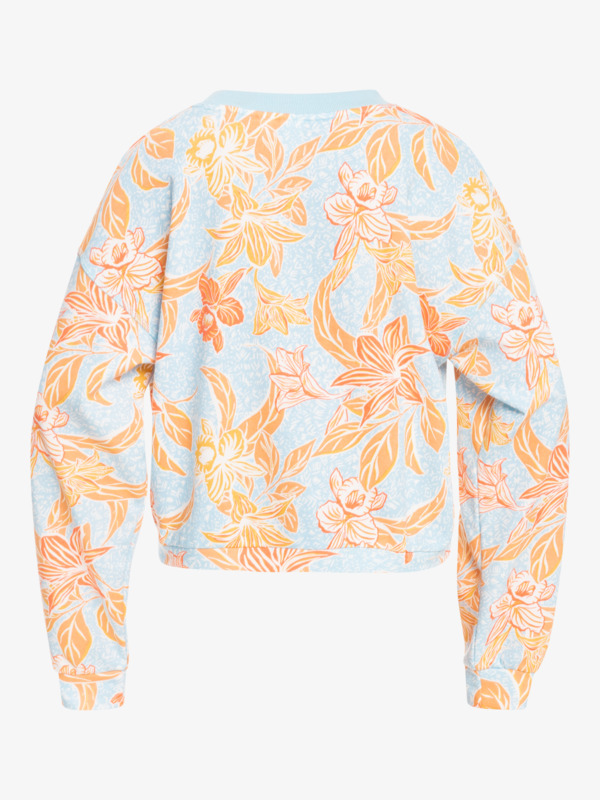6 Off To The Beach - Sweatshirt for Women Blue ERJFT04522 Roxy
