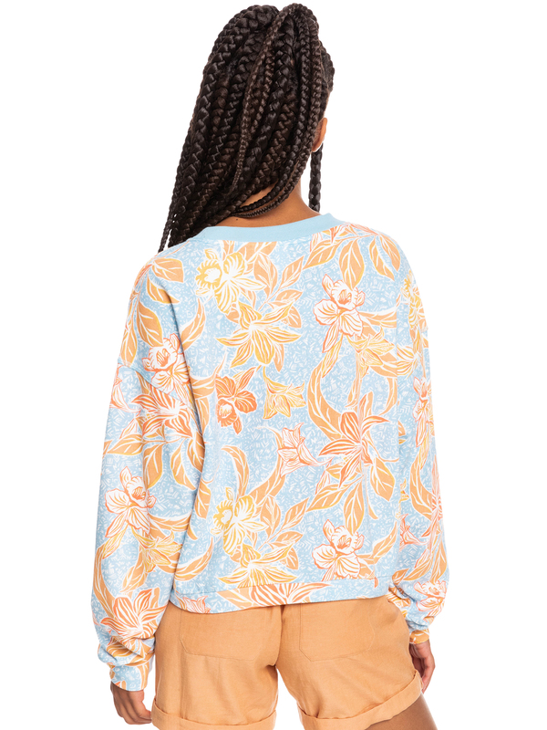 4 Off To The Beach - Sweatshirt for Women Blue ERJFT04522 Roxy