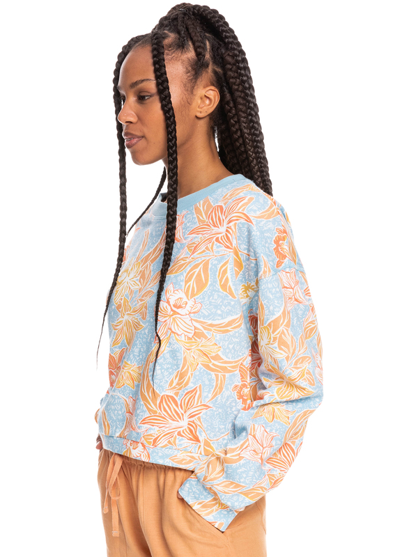 1 Off To The Beach - Sweatshirt for Women Blue ERJFT04522 Roxy
