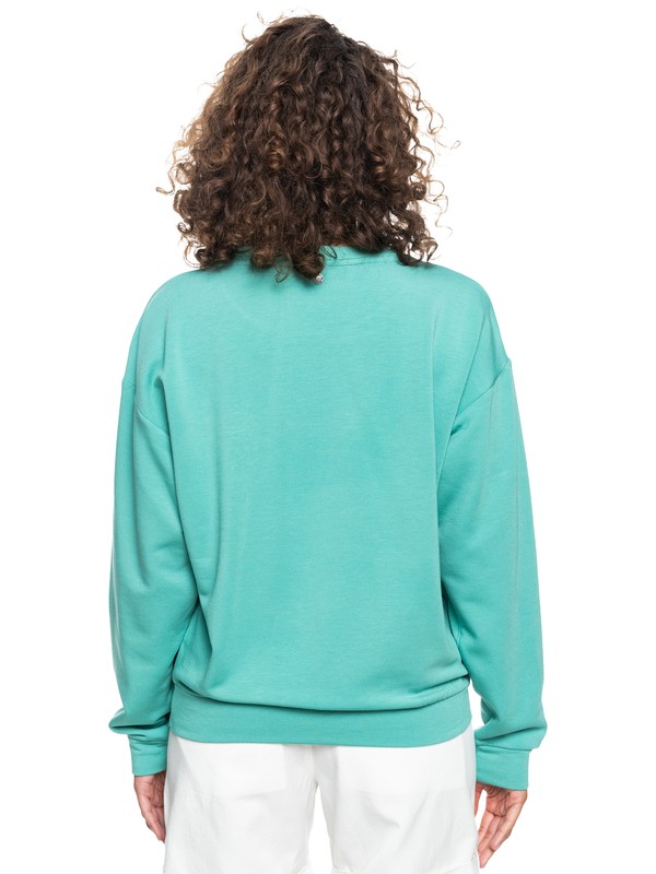 5 Surfing Moonlight - Sweat pour Femme Bleu ERJFT04545 Roxy