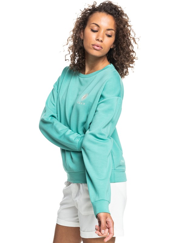 2 Surfing Moonlight - Sweat pour Femme Bleu ERJFT04545 Roxy