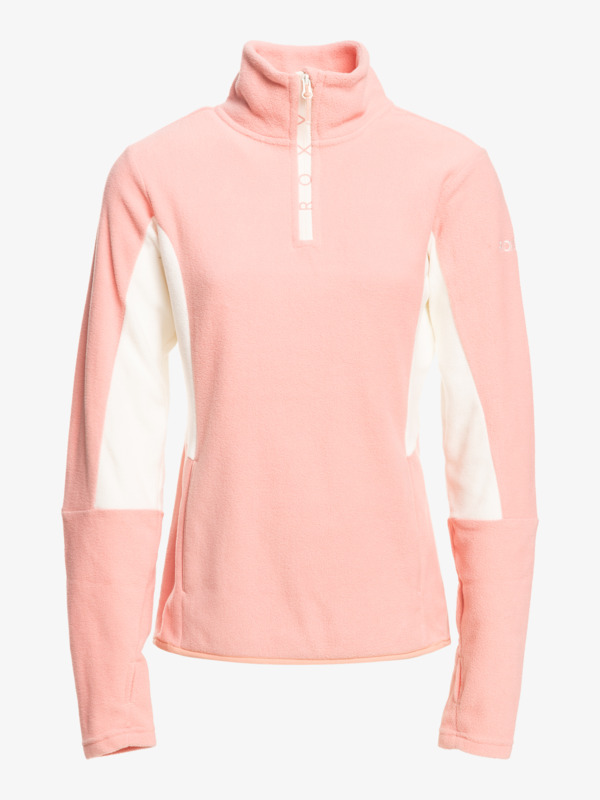 6 Sayna - Polaire demi-zip pour Femme Rose ERJFT04552 Roxy
