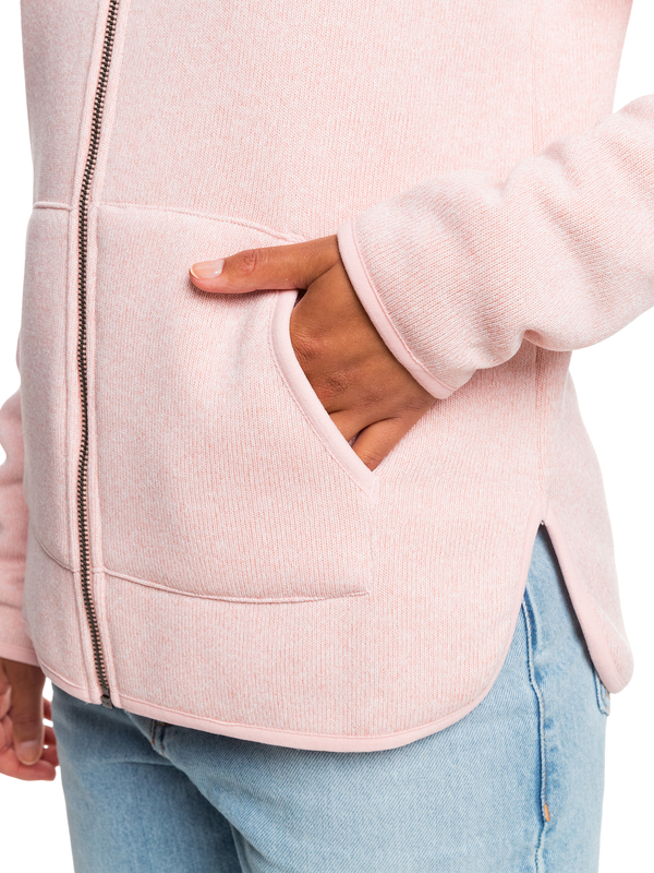 4 Icy Times - Sherpa Fleece Zip Hoodie for Women  ERJFT04612 Roxy