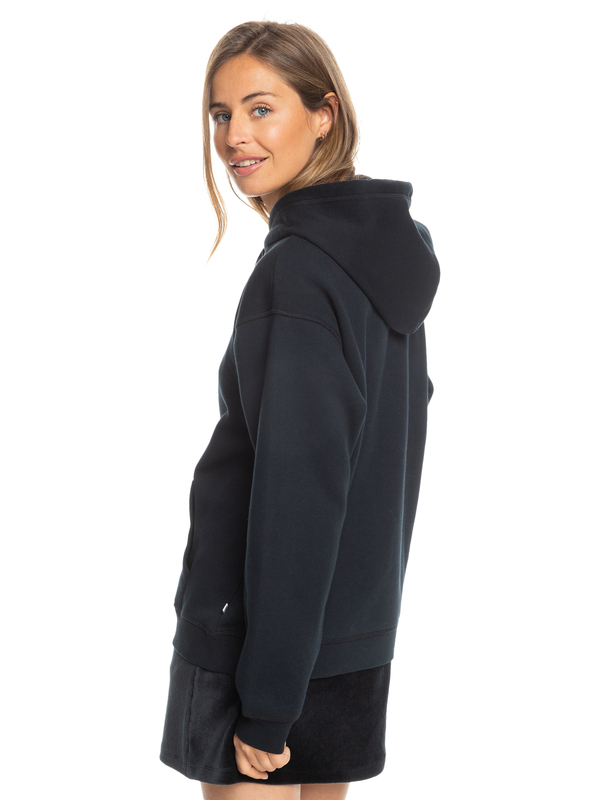 1 Surf Stoked Brushed - Sudadera con Capucha para Mujer Negro ERJFT04615 Roxy
