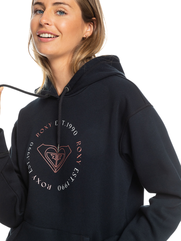 2 Surf Stoked Brushed - Sudadera con Capucha para Mujer Negro ERJFT04615 Roxy