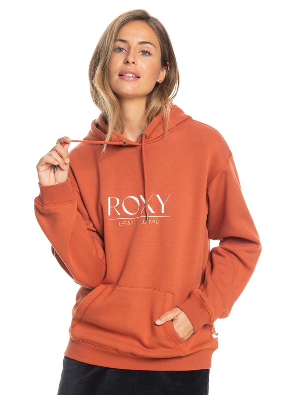 0 Surf Stoked Brushed - Hoodie for Women - Brown Brun ERJFT04616 Roxy