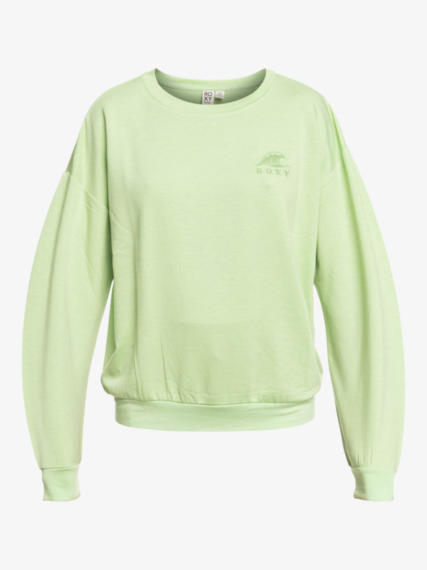 9 Surfing By Moonlight C - Sudadera para Mujer Verde ERJFT04619 Roxy