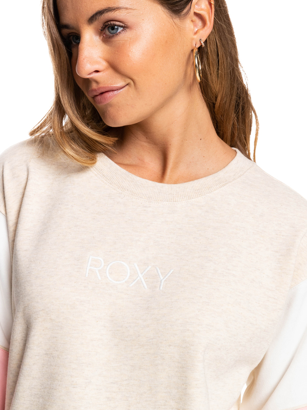 2 Lets Get Going - Sweatshirt for Women Beige ERJFT04629 Roxy