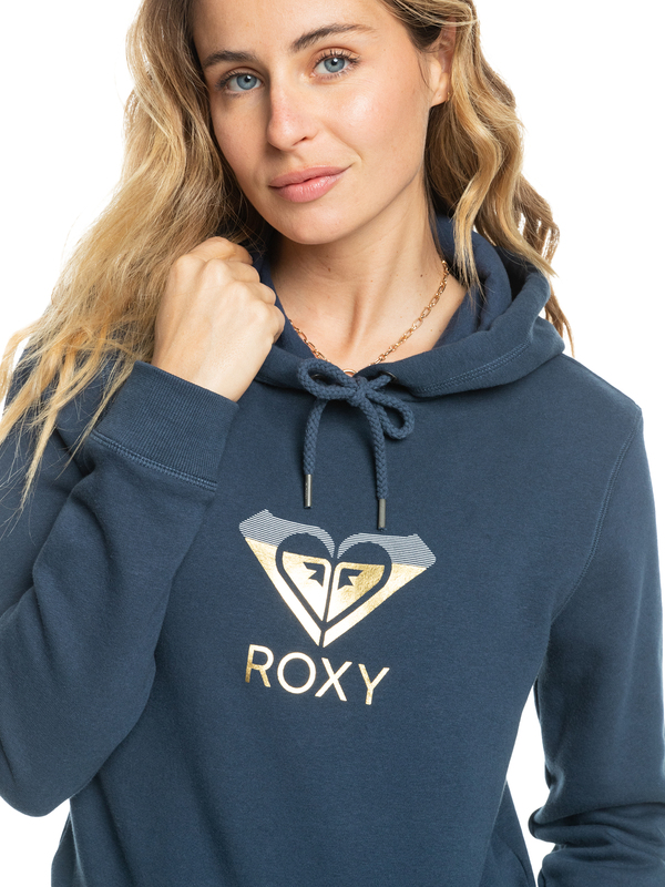 2 Itia Gradiant Heart - Sweatshirt com capuz para Mulher Azul ERJFT04655 Roxy