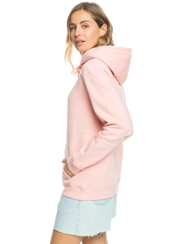 1 Itia Gradiant Heart - Sweatshirt com capuz para Mulher Pink ERJFT04655 Roxy
