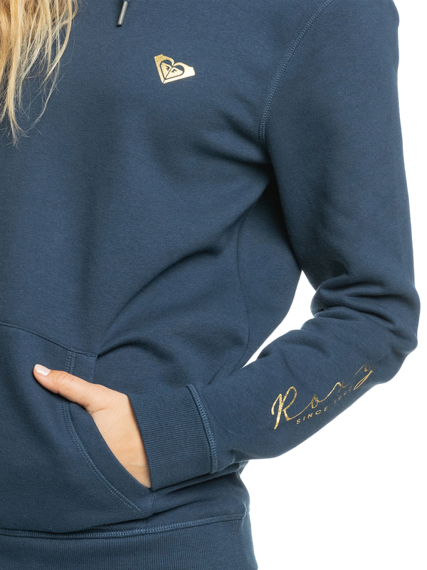 2 Itia Foil Script - Sweat à capuche pour Femme Bleu ERJFT04664 Roxy