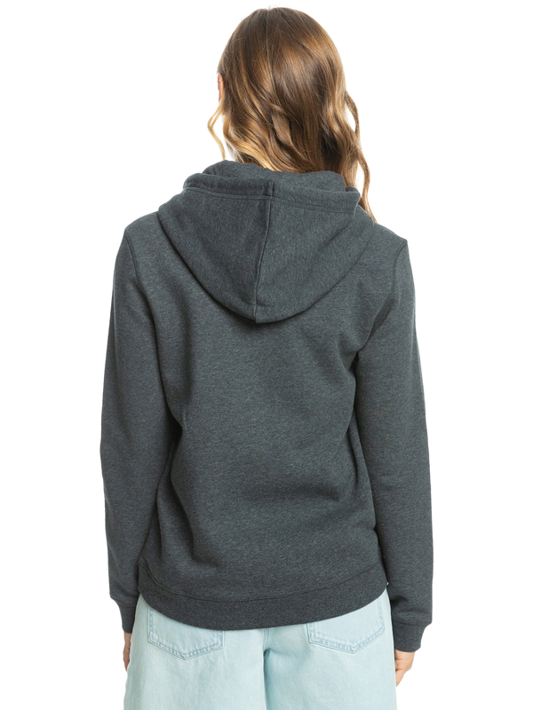 5 Itia Zip Signature - Sweat à capuche zippé pour Femme Noir ERJFT04665 Roxy